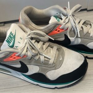 Nike Women’s AirMax Sneakers - White, Black, and Teal